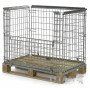 Euro Pallet Cage (Stackable) - Half Gate Access 800 x 1200mm
