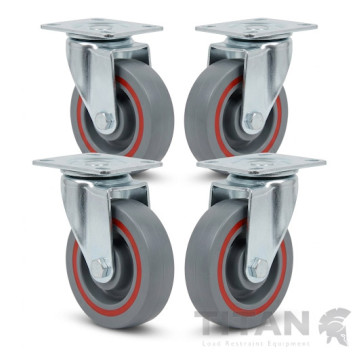 Sandwich Castors Set of 4 Factory Fitted
