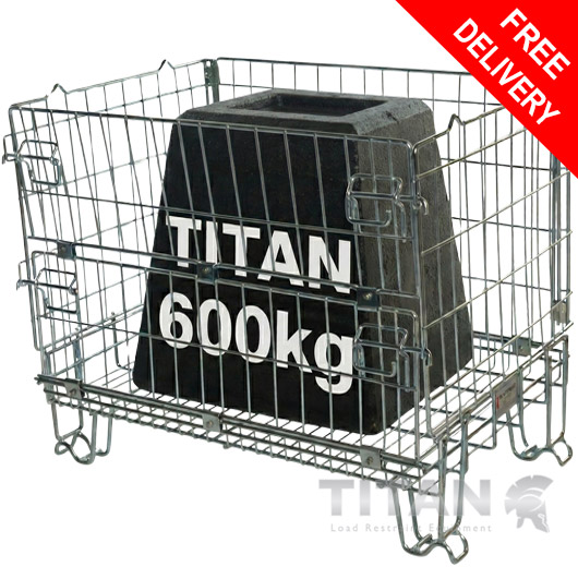 Euro Size Wire Mesh Pallet Cage D800xW1200xH1000mm