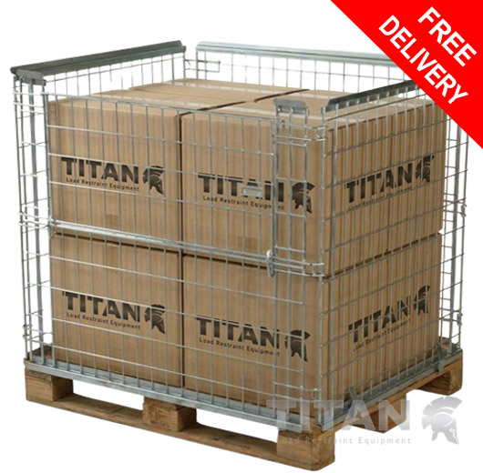 Wire Mesh Pallet Cage (UK Pallets 1200x1000mm)