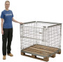 Wire Mesh Pallet Cage (UK Pallets 1200x1000mm)
