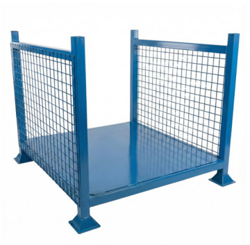 2 Sided Mesh Pallet Cage Stillage (Stackable) H730 x W1130 x D1130 