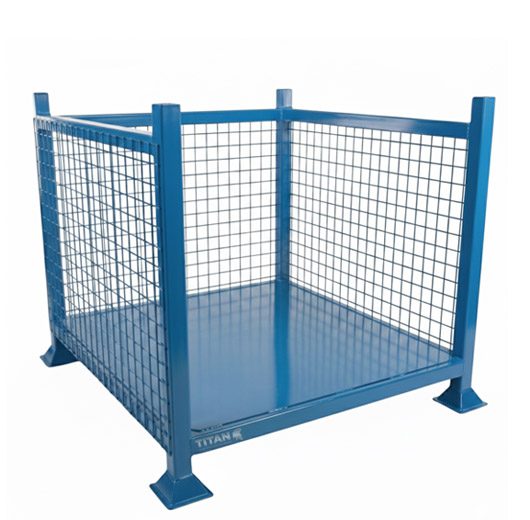 3 Sided Mesh Stillage (Stackable) 1000kg H650 x W940 x D940mm