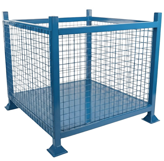 4 Sided Mesh Stillage (Stackable) 1000kg H890 x W1200 x D1200mm