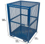Gas Bottle Safety Cage H1800 x W1200 x D1200mm