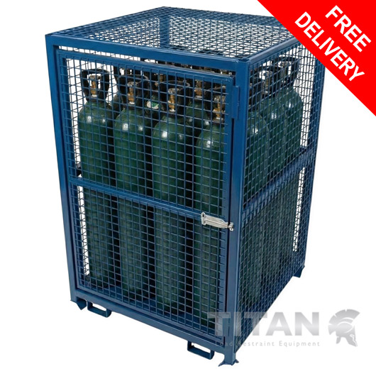Gas Bottle Safety Cage H1800 x W1200 x D1200mm