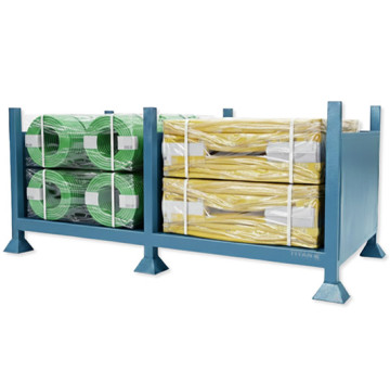 Jumbo Extra Width Metal Stillage Double Open Front (Stackable) 1.9M Wide