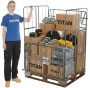 Pallet Retention Unit (Non-Stackable) Extra Height - Half & Full Gate Access