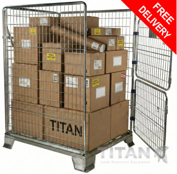 Heavy Duty Parcel Cage 1000kg Capacity H1705mm x W1000 x D1200mm