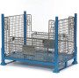 Collapsible Wire Mesh Pallet Cage W1150xD830xH830mm 