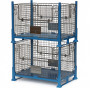 Collapsible Wire Mesh Pallet Cage W1150xD830xH830mm 