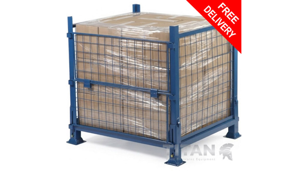 UC775P Wire Mesh Cage Pallet Stillage: Heavy-Duty, Space-Saving Storage for Modern Warehouses