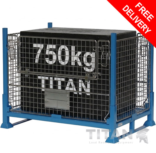 Collapsible Wire Mesh Pallet Cage W1150xD830xH830mm 