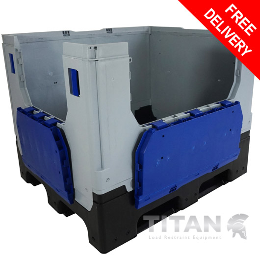 Premium Collapsible Plastic Pallet Box 820Litres Capacity