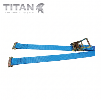 Internal Box Van Ratchet Strap with E-Track End Fittings 2000kg