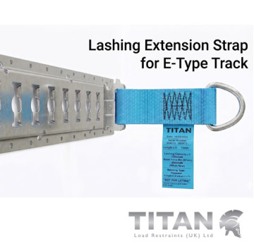 Lashing Extension Strap for 'E-Type' Load Track 