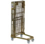 4-Sided Nestable Gold Colour Roll Pallet – 600kg Capacity