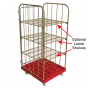 Budget 3 Sided Plastic Base Roll Container Demountable