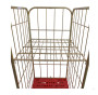 Budget 3 Sided Plastic Base Roll Container & Three Shelves