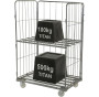 Jumbo Roll Container 3 Sided with Adjustable Height Shelf 