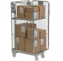 Budget 3 Sided Roll Container with Hinged Shelf