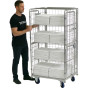 Multi-Use Laundry Roll Cage & Garment Cage 500kg Capacity