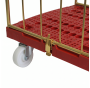 Budget 3 Sided Plastic Base Roll Container & Three Shelves