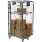 Budget Full Security Roll Container Nestable + Hinged Shelf 600kg