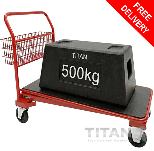 Cash and Carry Trolley (Red) 500kg Capacity
