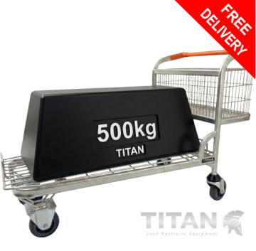 Cash and Carry Trolley (Nestable) Fixed Basket 