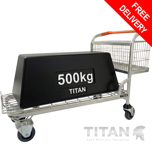 Cash and Carry Trolley (Nestable) Fixed Basket 