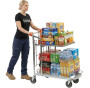 Stock Trolley with Folding Shelf – Nestable 320kg