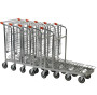 Stock Trolley with Folding Shelf – Nestable 320kg