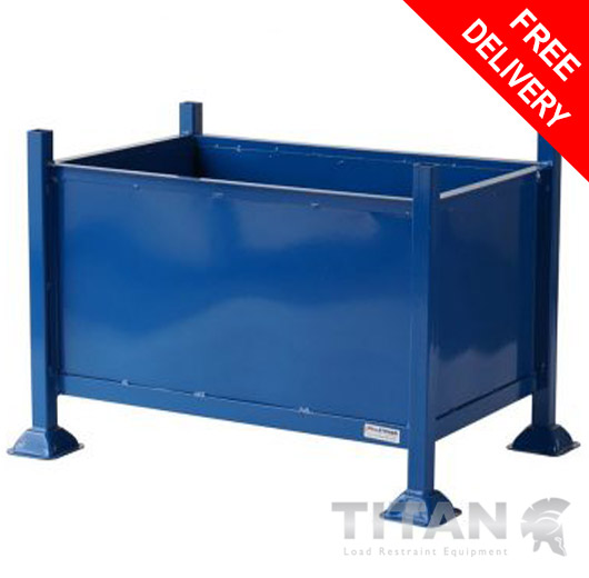 Budget Sheet Steel Box Pallet Stillage H610 x W915 x D610mm