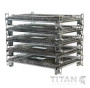 Metal Wire Mesh Pallet Cage D1000xW1200xH1000mm