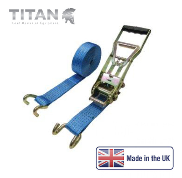 5000kg Snap Hook Ratchet Straps available at Titan Load Restraints