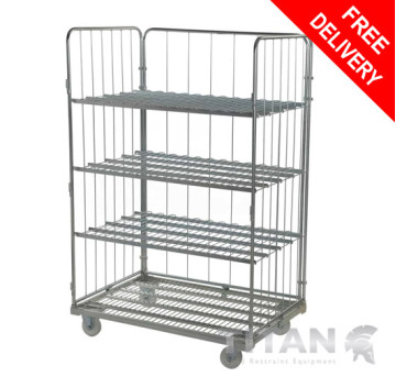 Jumbo Roll Pallet with Three Loose Shelves 