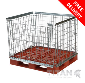Wire Mesh Pallet Cage (UK Pallets)